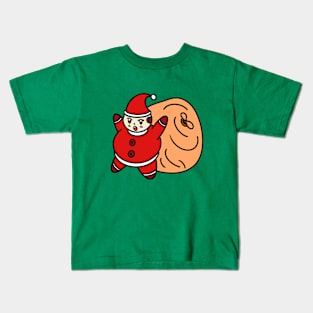 Cartoon christmas chibi Kids T-Shirt